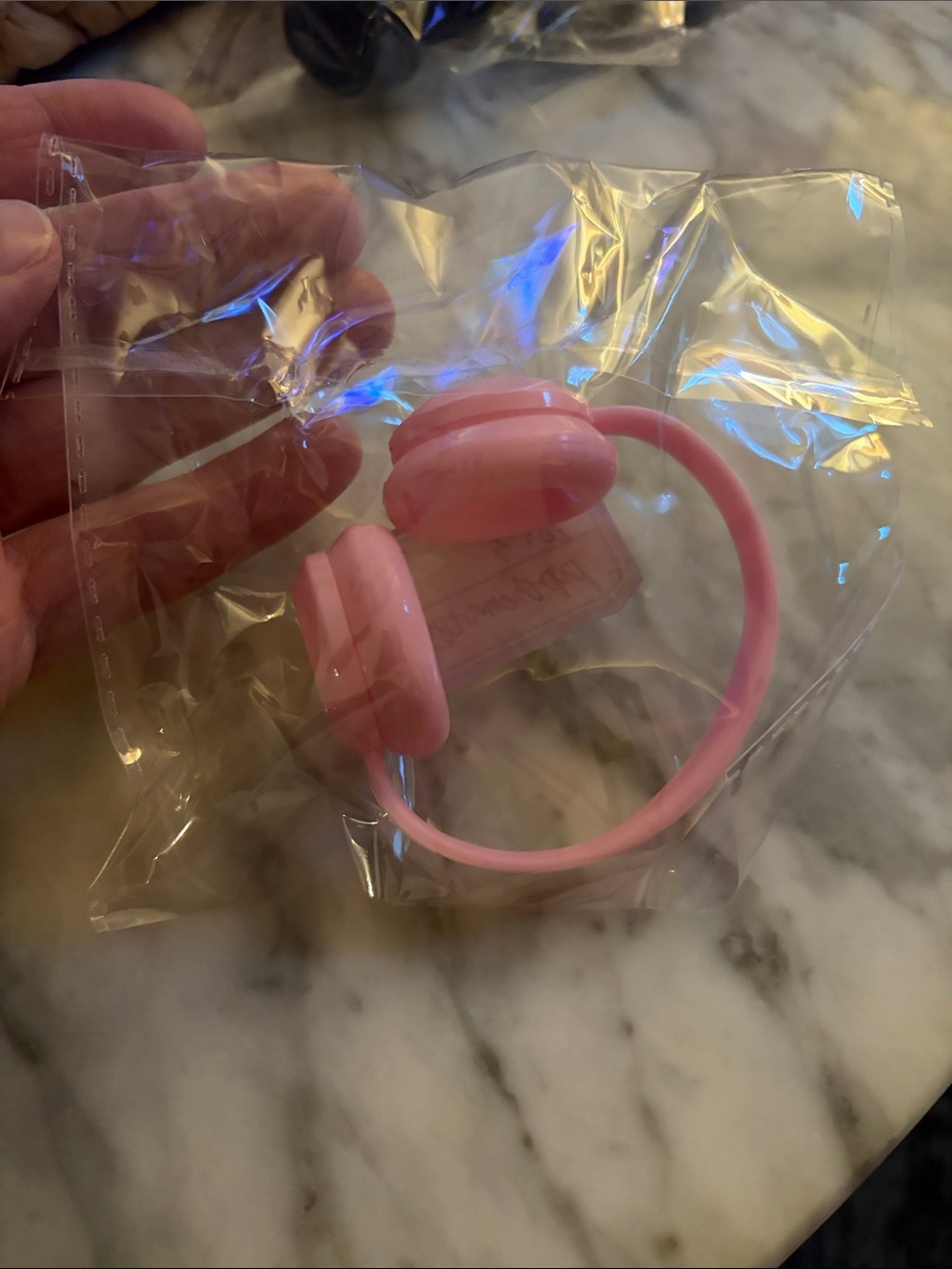 Cute Pink Labubu Headphones
